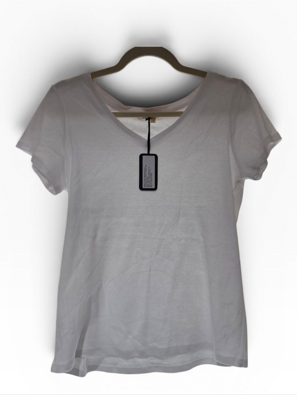 Articles Of Society White V-Neck Short Sleeve Tee